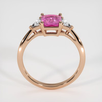 1.23 Ct. Sapphire Ring, 14K Rose Gold 3