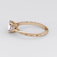 1.05 Ct. Purplish Pink Sapphire Ring, 14K Rose Gold 4