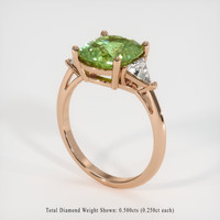 3.26 Ct. Sapphire Ring, 14K Rose Gold 2