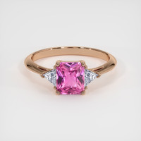 1.23 Ct. Sapphire Ring, 18K Rose Gold 1
