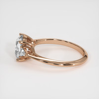 2.65 Ct. White Sapphire Ring, 18K Rose Gold 4