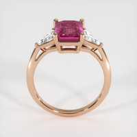 3.04 Ct. Sapphire Ring, 18K Rose Gold 3