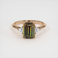 3.65 Ct. Sapphire Ring, 18K Rose Gold 1