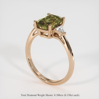 3.65 Ct. Sapphire Ring, 18K Rose Gold 2