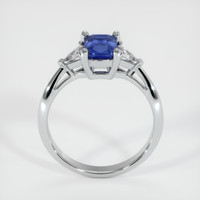 1.23 Ct. Blue Sapphire Ring, 10K White Gold 3