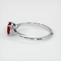 1.55 Ct. Ruby Ring, 10K White Gold 4