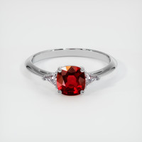1.19 Ct. Ruby Ring, 10K White Gold 1