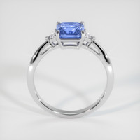 4.08 Ct. Blue Sapphire Ring, 10K White Gold 3