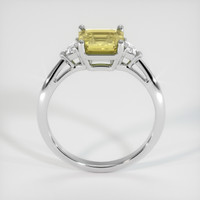 1.97 Ct. Yellow Sapphire Ring, 10K White Gold 3