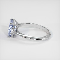 5.01 Ct. Blue Sapphire Ring, 10K White Gold 4