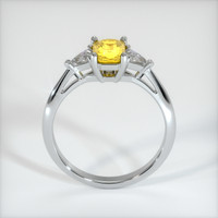 0.89 Ct. Yellow Sapphire Ring, 10K White Gold 3