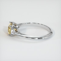 1.27 Ct. Yellow Sapphire Ring, 10K White Gold 4
