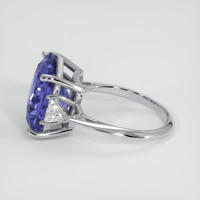 8.68 Ct. Blue Sapphire Ring, 14K White Gold 4