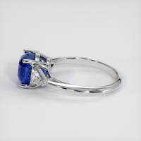 4.05 Ct. Sapphire Ring, 14K White Gold 4