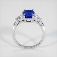 2.55 Ct. Blue Sapphire Ring, 14K White Gold 3