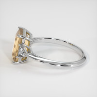 2.94 Ct. Gemstone Ring, 14K White Gold 4