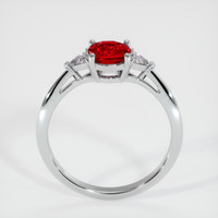 1.19 Ct. Ruby Ring, 14K White Gold 3