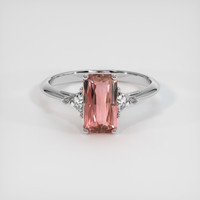 1.98 Ct. Sapphire Ring, 14K White Gold 1