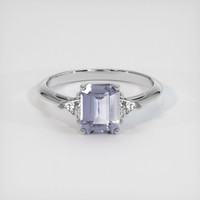 1.50 Ct. Sapphire Ring, 14K White Gold 1