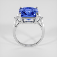 9.00 Ct. Blue Sapphire Ring, 14K White Gold 3