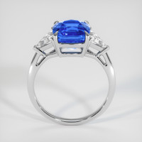 3.13 Ct. Blue Sapphire Ring, 14K White Gold 3