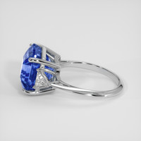 9.02 Ct. Blue Sapphire Ring, 14K White Gold 4
