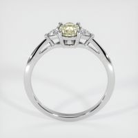 0.60 Ct. Yellow Sapphire Ring, 14K White Gold 3