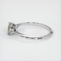 0.60 Ct. Yellow Sapphire Ring, 14K White Gold 4