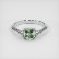 1.34 Ct. Sapphire Ring, 14K White Gold 1