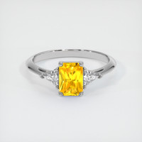 1.24 Ct. Sapphire Ring, 14K White Gold 1