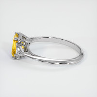 1.24 Ct. Sapphire Ring, 14K White Gold 4