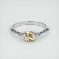 1.08 Ct. Sapphire Ring, 14K White Gold 1