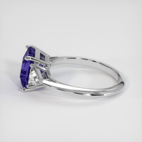 3.06 Ct. Sapphire Ring, 14K White Gold 4
