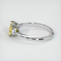 0.88 Ct. Sapphire Ring, 14K White Gold 4