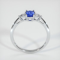0.63 Ct. Sapphire Ring, 18K White Gold 3