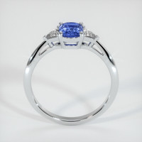 1.00 Ct. Sapphire Ring, 18K White Gold 3