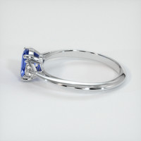 1.00 Ct. Sapphire Ring, 18K White Gold 4