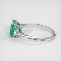 1.74 Ct. Emerald Ring, 18K White Gold 4