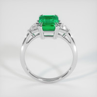 1.99 Ct. Emerald Ring, 18K White Gold 3