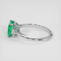 1.96 Ct. Emerald Ring, 18K White Gold 4