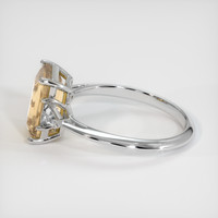 2.94 Ct. Gemstone Ring, 18K White Gold 4