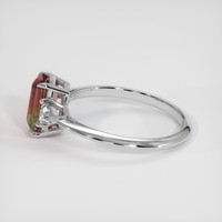 1.12 Ct. Gemstone Ring, 18K White Gold 4