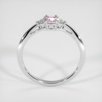 0.50 Ct. Pink Sapphire Ring, 18K White Gold 3