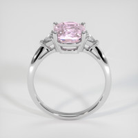 3.07 Ct. Pink Sapphire Ring, 18K White Gold 3