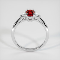 1.01 Ct. Ruby Ring, 18K White Gold 3