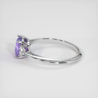 2.18 Ct. Sapphire Ring, 18K White Gold 4