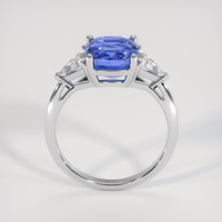3.03 Ct. Blue Sapphire Ring, 18K White Gold 3