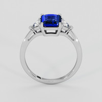 1.59 Ct. Blue Sapphire Ring, 18K White Gold 3