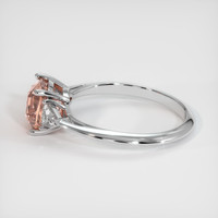 2.33 Ct. Padparadscha Sapphire Ring, 18K White Gold 4