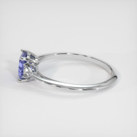 2.01 Ct. Blue Sapphire Ring, 18K White Gold 4